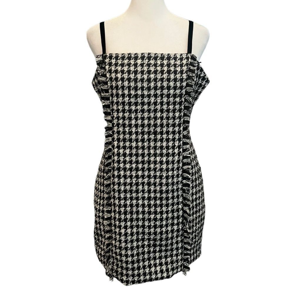 Forever 21 Mini Dress Size M Tweed Houndstooth​